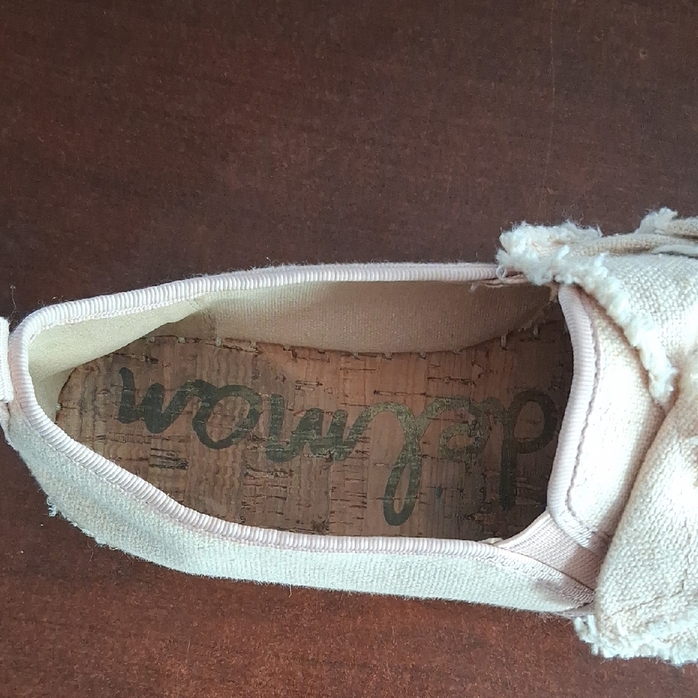 Sam Edelman Tan Espadrille Slip-Ons - Picture 2 of 7